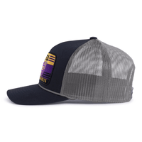 DELTA TAU DELTA 5 - Panel Rope Hat, Richardson 112 Black - Tailgate Hats