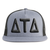 DELTS BOLD 5-Panel Flat Grey/Black - Tailgate Hats