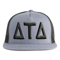 DELTS BOLD 5-Panel Flat Grey/Black - Tailgate Hats