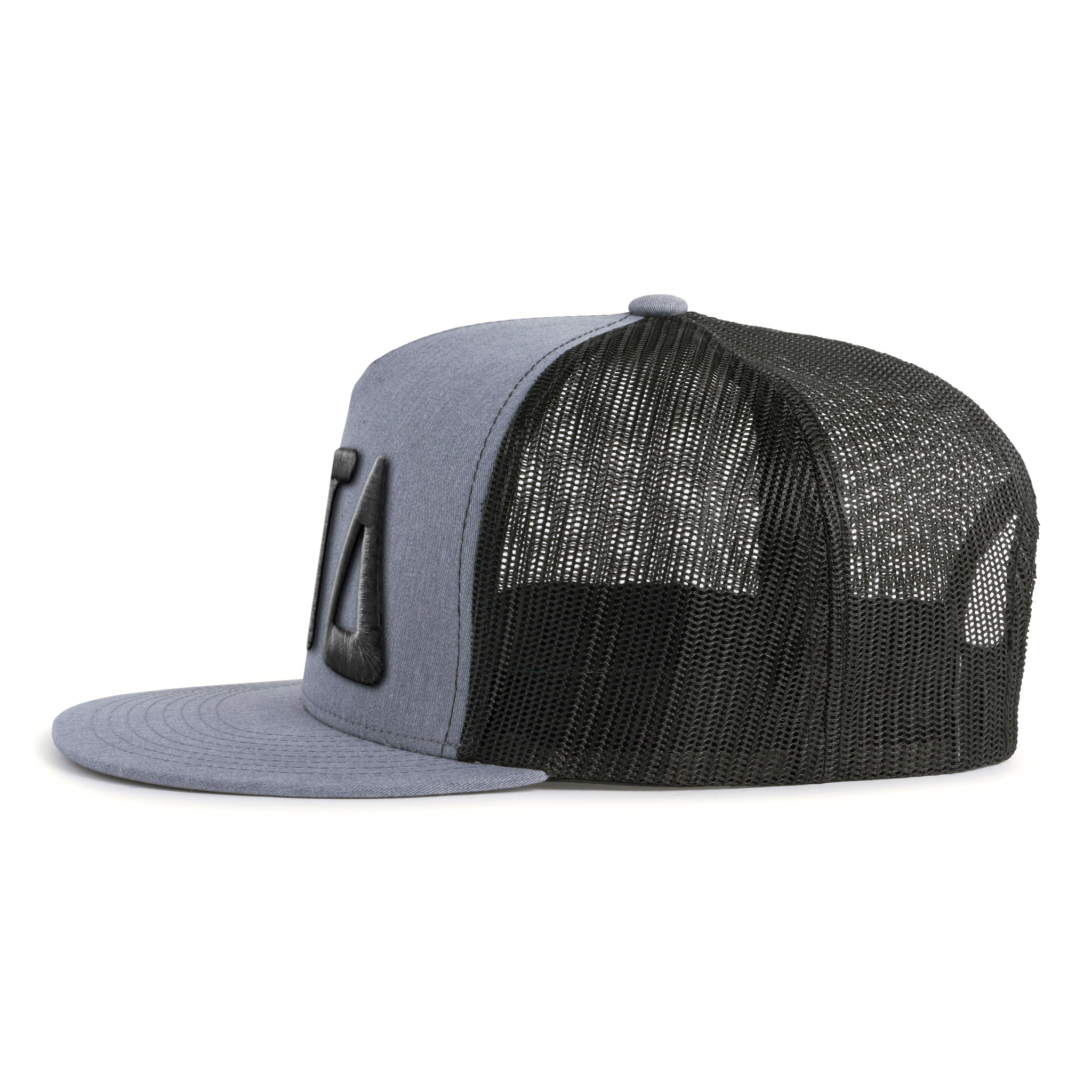 DELTS BOLD 5-Panel Flat Grey/Black - Tailgate Hats
