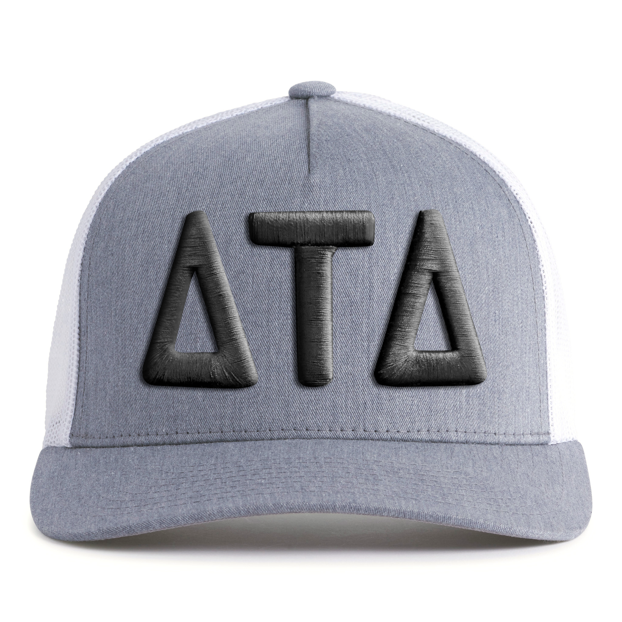 DELTS BOLD 5-Panel Curved Grey/White - Tailgate Hats