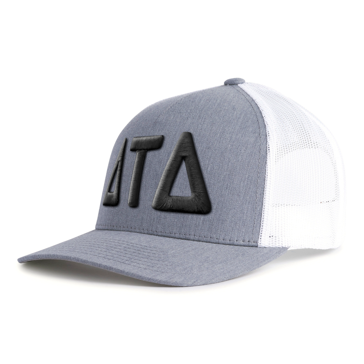 DELTS BOLD 5-Panel Curved Grey/White - Tailgate Hats
