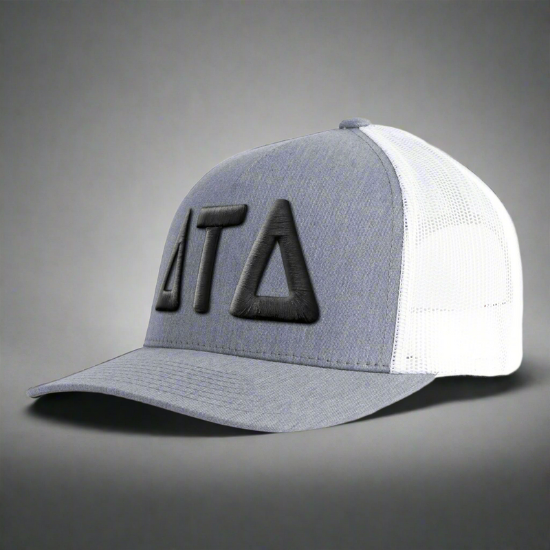 DELTA TAU DELTA 5-Panel Frat Hat Grey