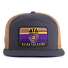 DELTS EMBLEM 7-Panel Flat Grey/Gold - Tailgate Hats