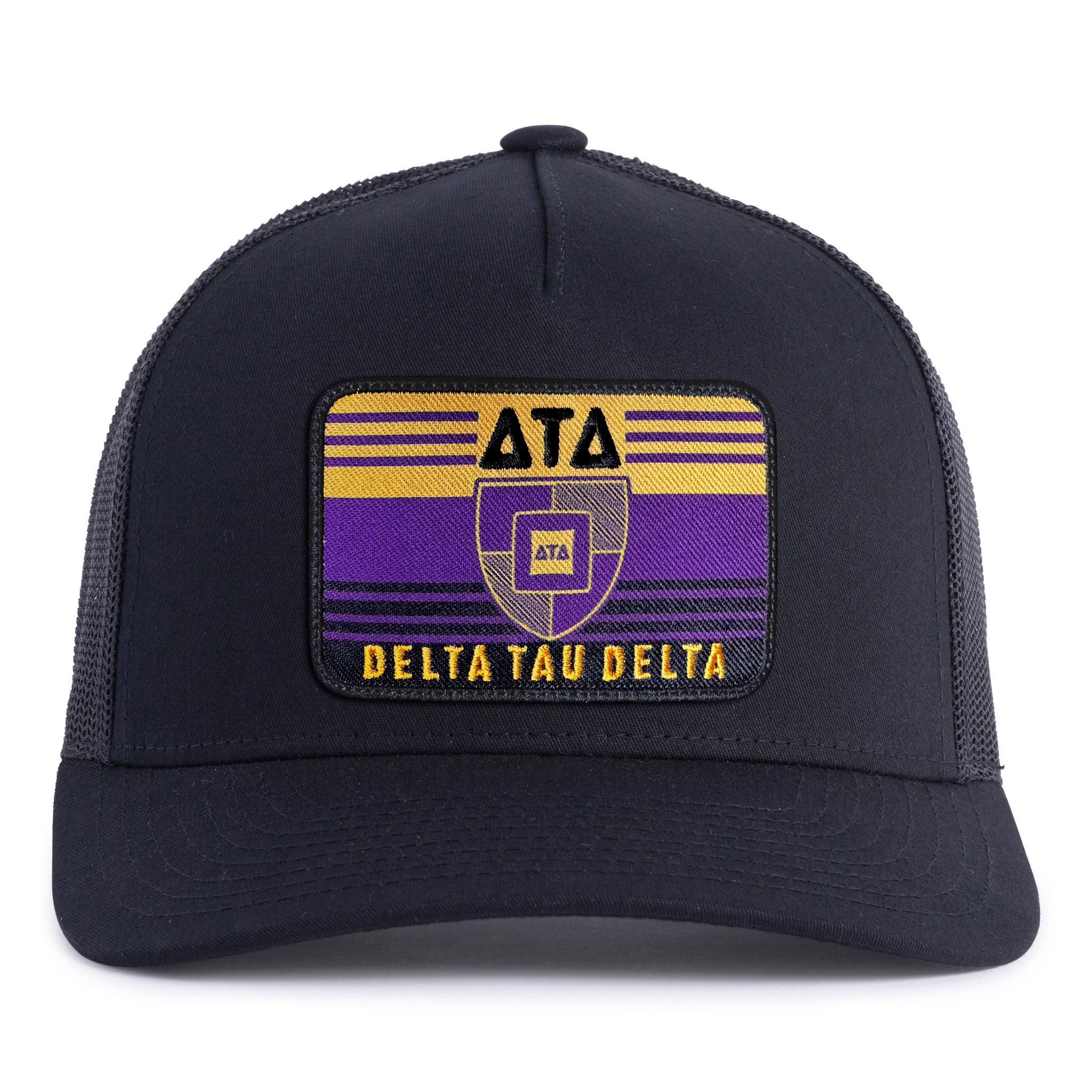 DELTS EMBLEM 5-Panel Curved Black - Tailgate Hats