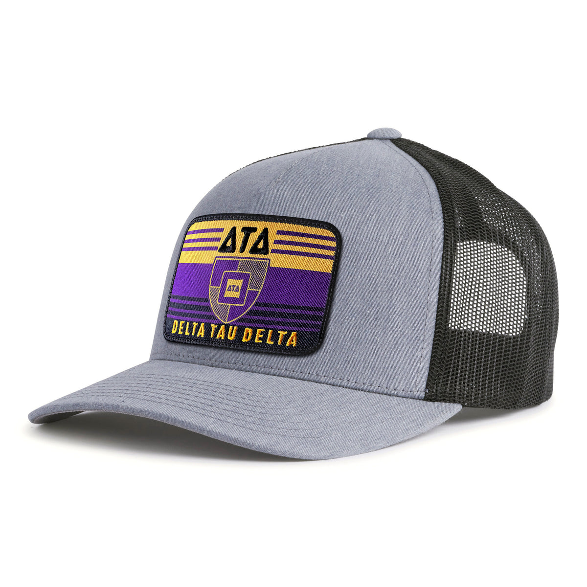 DELTS EMBLEM 5-Panel Curved Grey/Black - Tailgate Hats