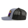 DELTS EMBLEM 5-Panel Curved Grey/Black - Tailgate Hats