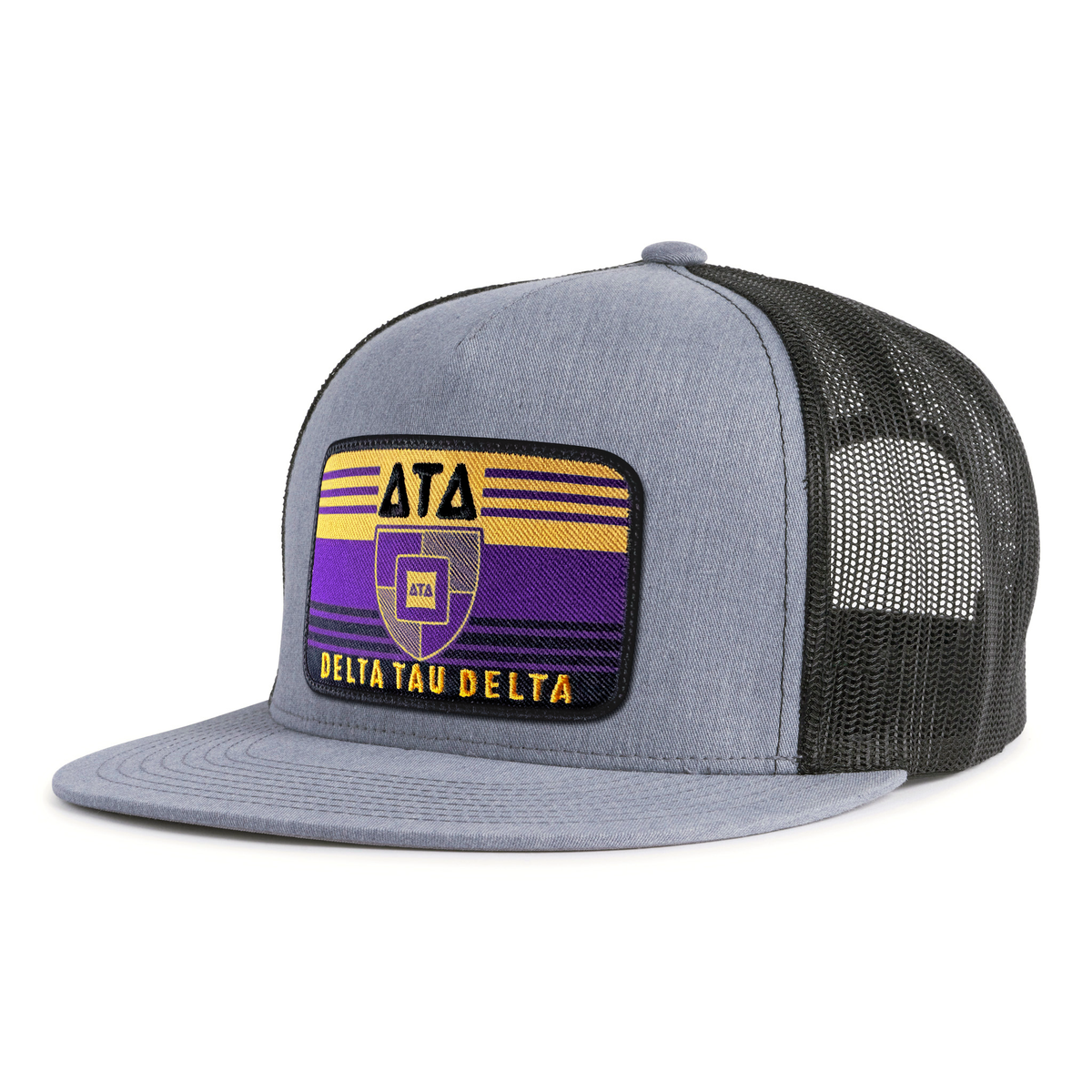DELTS EMBLEM 5-Panel Flat Grey/Black - Tailgate Hats