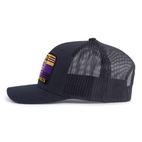 DELTA TAU DELTA 6-Panel Frat Rush Hat Black