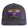 DELTS EMBLEM 6-Panel Curved Charcoal - Tailgate Hats
