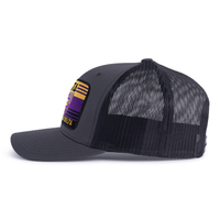 DELTS EMBLEM 6-Panel Curved Charcoal - Tailgate Hats