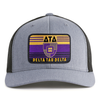 DELTS EMBLEM 6-Panel Curved Grey/Black - Tailgate Hats