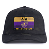 DELTS EMBLEM 6-Panel Curved Black Camo - Tailgate Hats