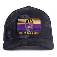DELTS EMBLEM 6-Panel Curved Poseidon Camo - Tailgate Hats
