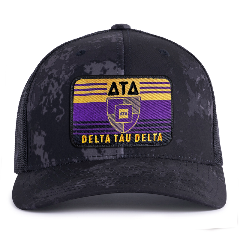 DELTS EMBLEM 6-Panel Curved Poseidon Camo - Tailgate Hats