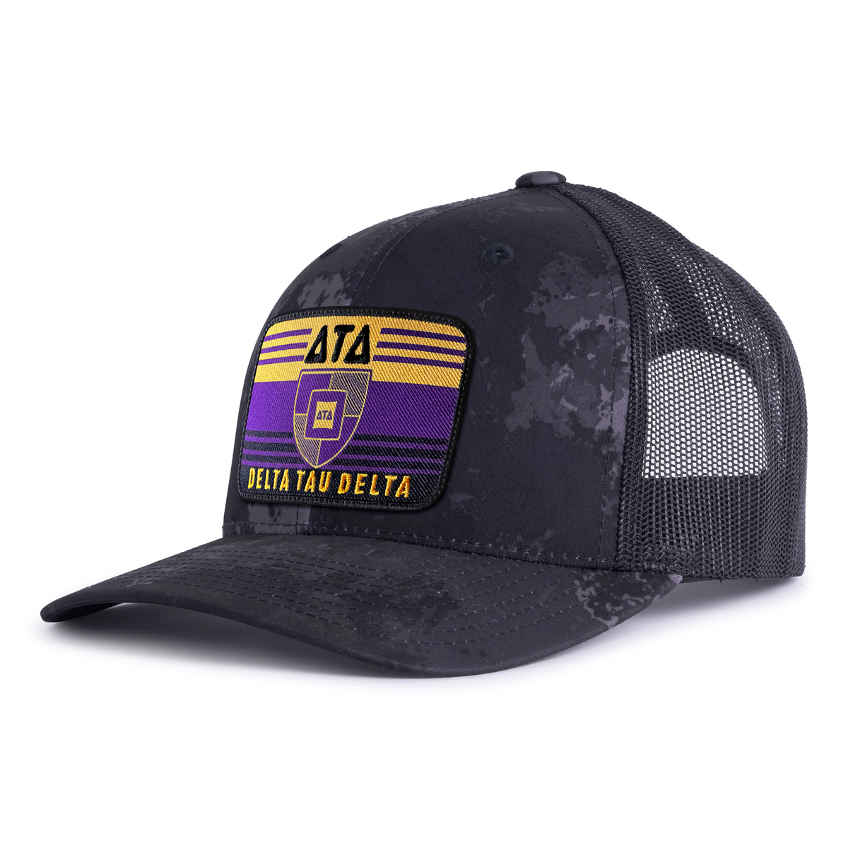 DELTS EMBLEM 6-Panel Curved Poseidon Camo - Tailgate Hats