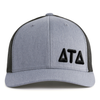 DELTA TAU DELTA 6-Panel Frat Hat Grey