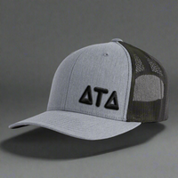 DELTA TAU DELTA 6-Panel Frat Hat Grey