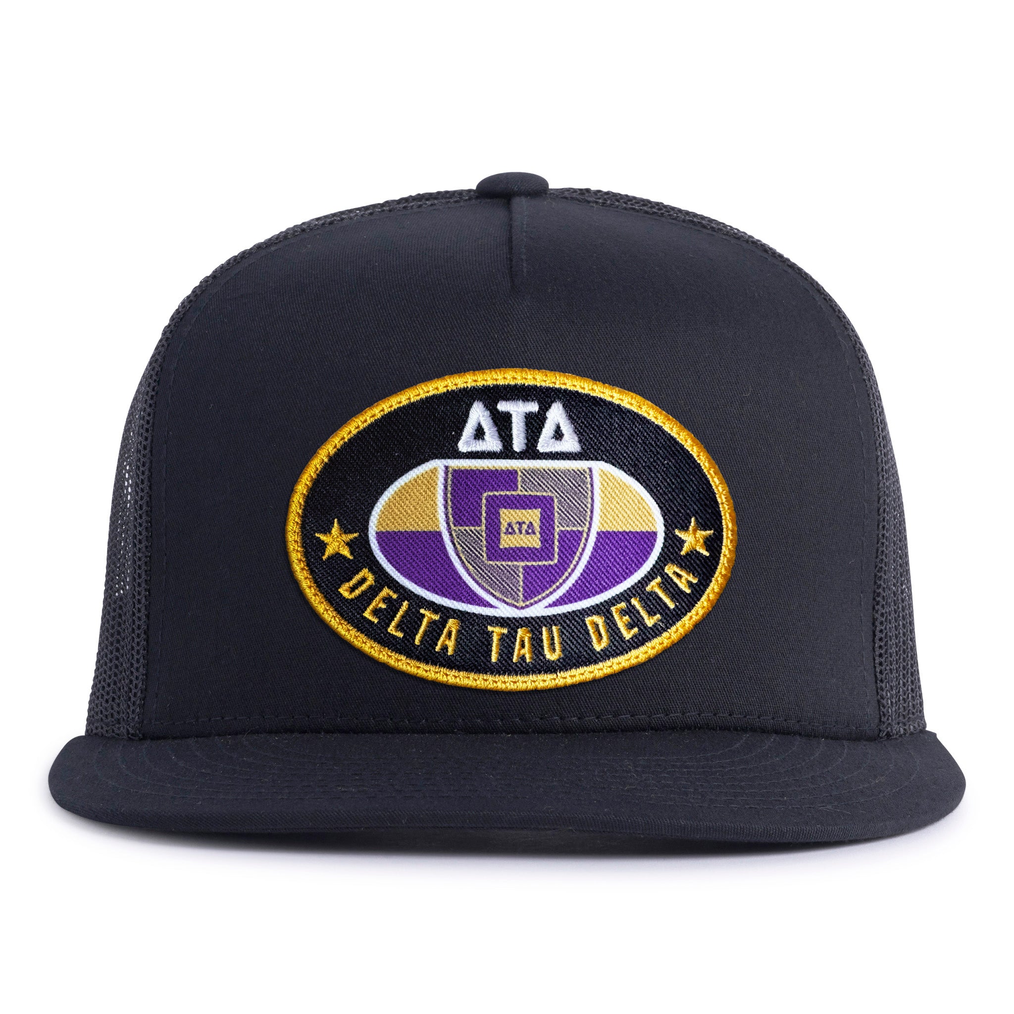 DELTS BADGE 5-Panel Flat Black - Tailgate Hats