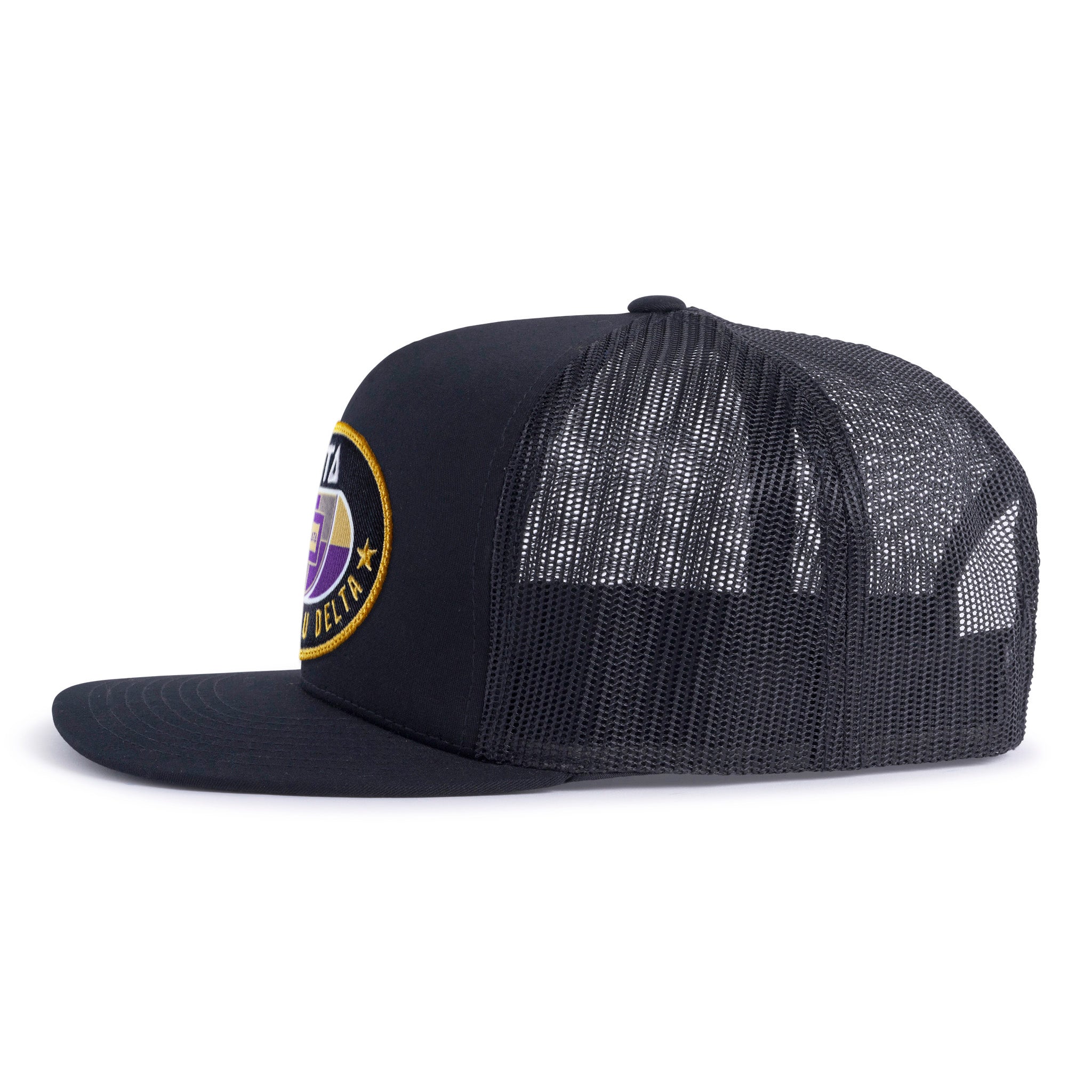 DELTS BADGE 5-Panel Flat Black - Tailgate Hats