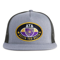 DELTS BADGE 5-Panel Flat Grey/Black - Tailgate Hats