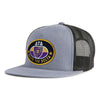 DELTS BADGE 5-Panel Flat Grey/Black - Tailgate Hats