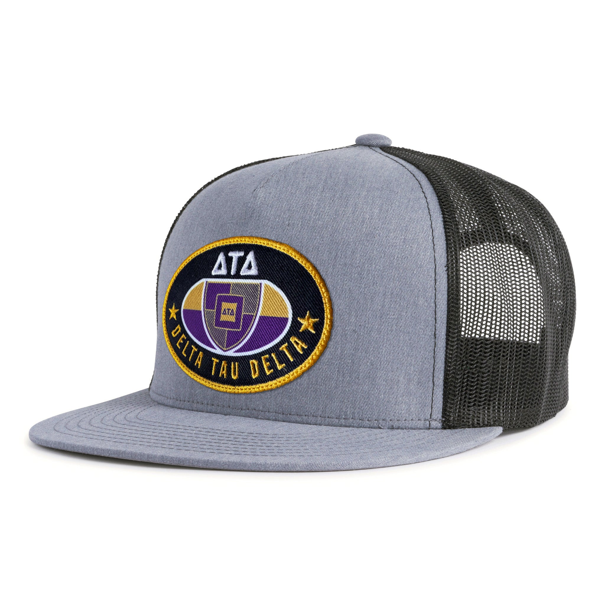 DELTS BADGE 5-Panel Flat Grey/Black - Tailgate Hats