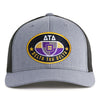 DELTS BADGE 6-Panel Curved Grey/Black - Tailgate Hats