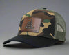 DON'T TREAD ON ME 6-Panel Curved Camo Hat Black