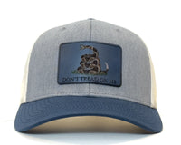DON'T TREAD ON ME 6-Panel Curved Snapback, Richardson 112 Grey