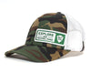 EXPLORE PARKS 6-Panel Camo Hat Green