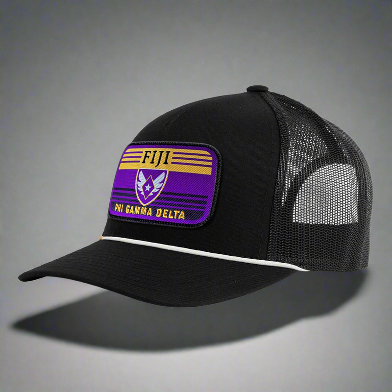 PHI GAMMA DELTA 5-Panel Curved Rope Hat