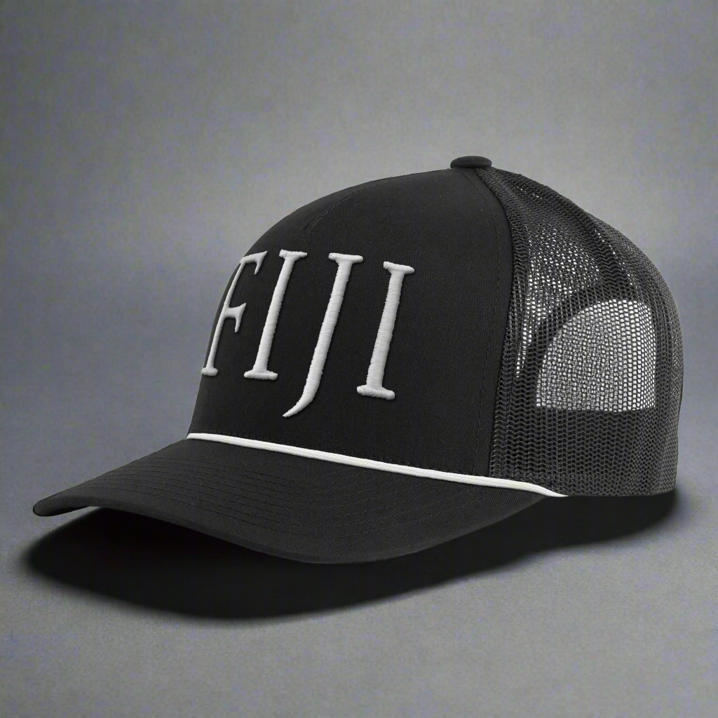 PHI GAMMA DELTA 5-Panel Rope Hat, Richardson 112 Black