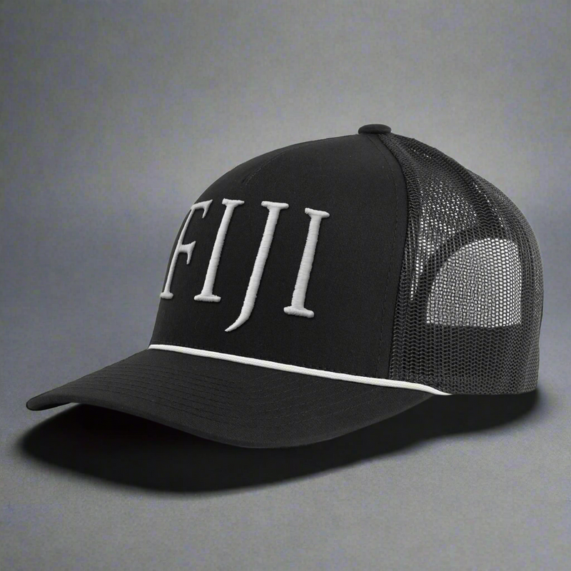 PHI GAMMA DELTA 5-Panel Rope Hat, Richardson 112 Black