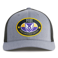 PHI GAMMA DELTA 6-Panel Frat Hat Grey