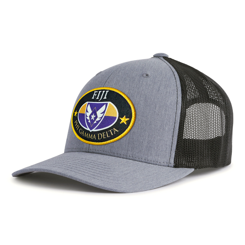 PHI GAMMA DELTA 6-Panel Frat Hat Grey