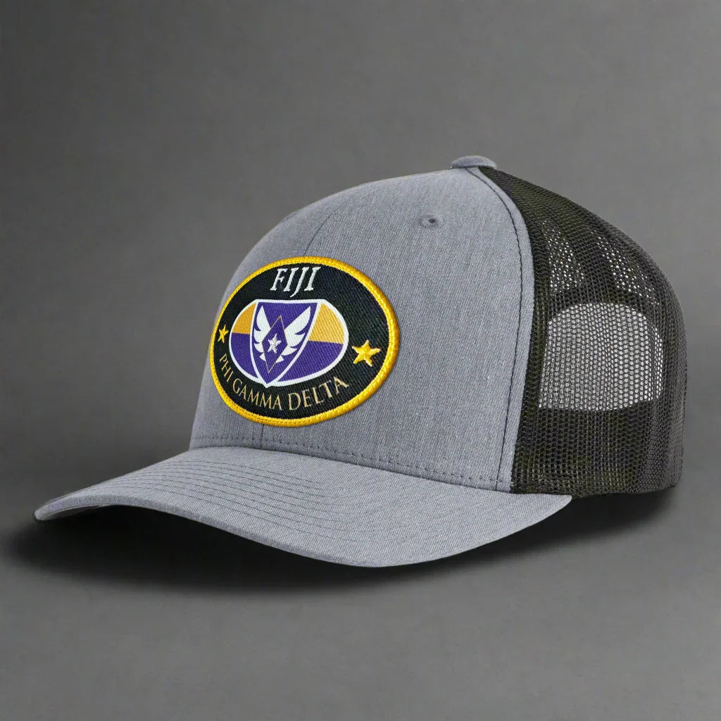 PHI GAMMA DELTA 6-Panel Frat Hat Grey