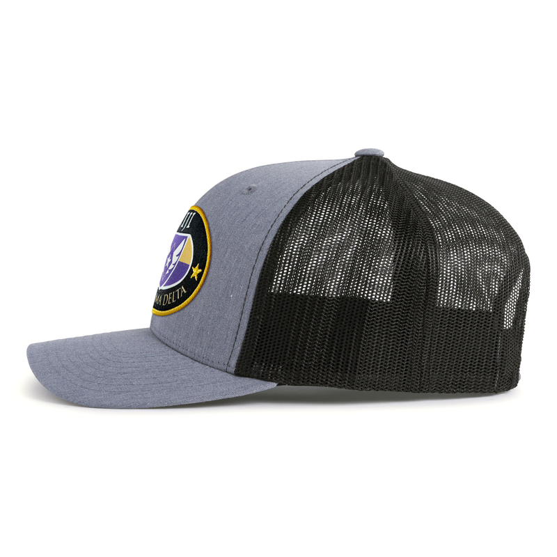 PHI GAMMA DELTA 6-Panel Frat Hat Grey