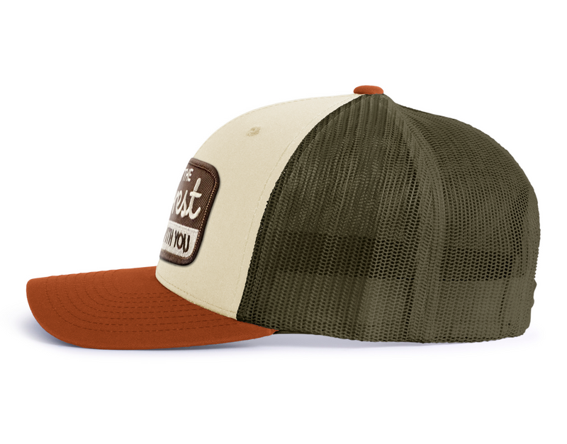 FOREST BE WITH YOU 6-Panel Low-Profile Trucker, Richardson 115