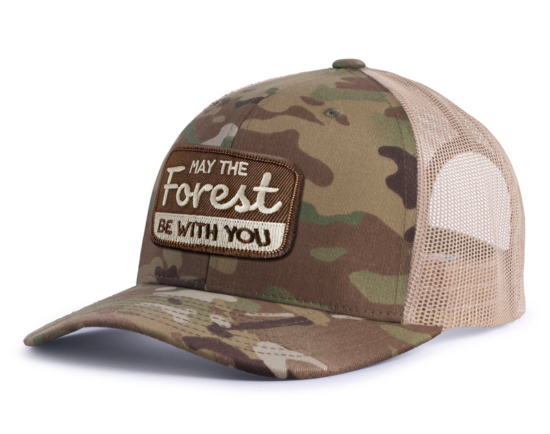 FOREST BE WITH YOU 6-Panel Camo Hat