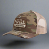 FOREST BE WITH YOU 6-Panel Curved Camo Hat