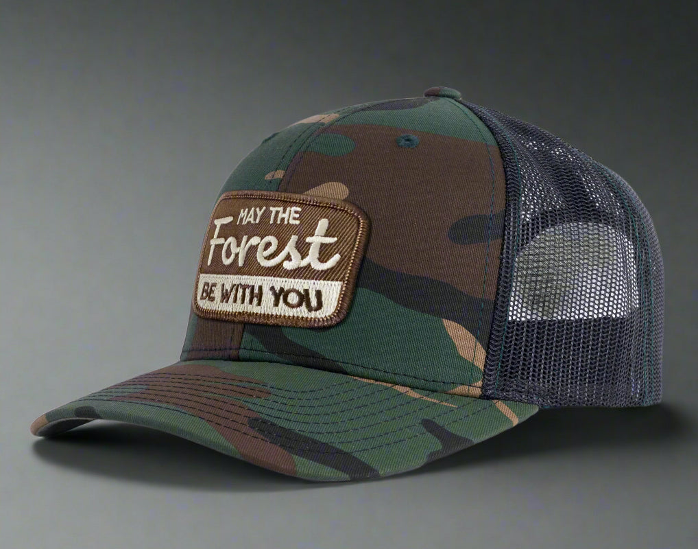 FOREST BE WITH YOU 6-Panel Camo Hat