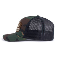 FOREST BE WITH YOU 6-Panel Curved Camo Hat