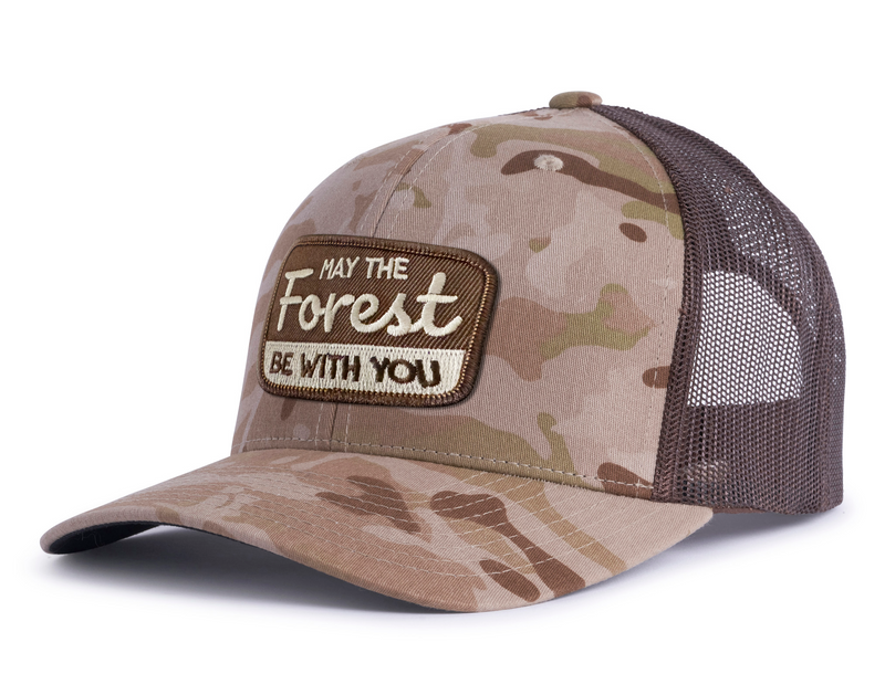 FOREST BE WITH YOU 6-Panel Camo Hat