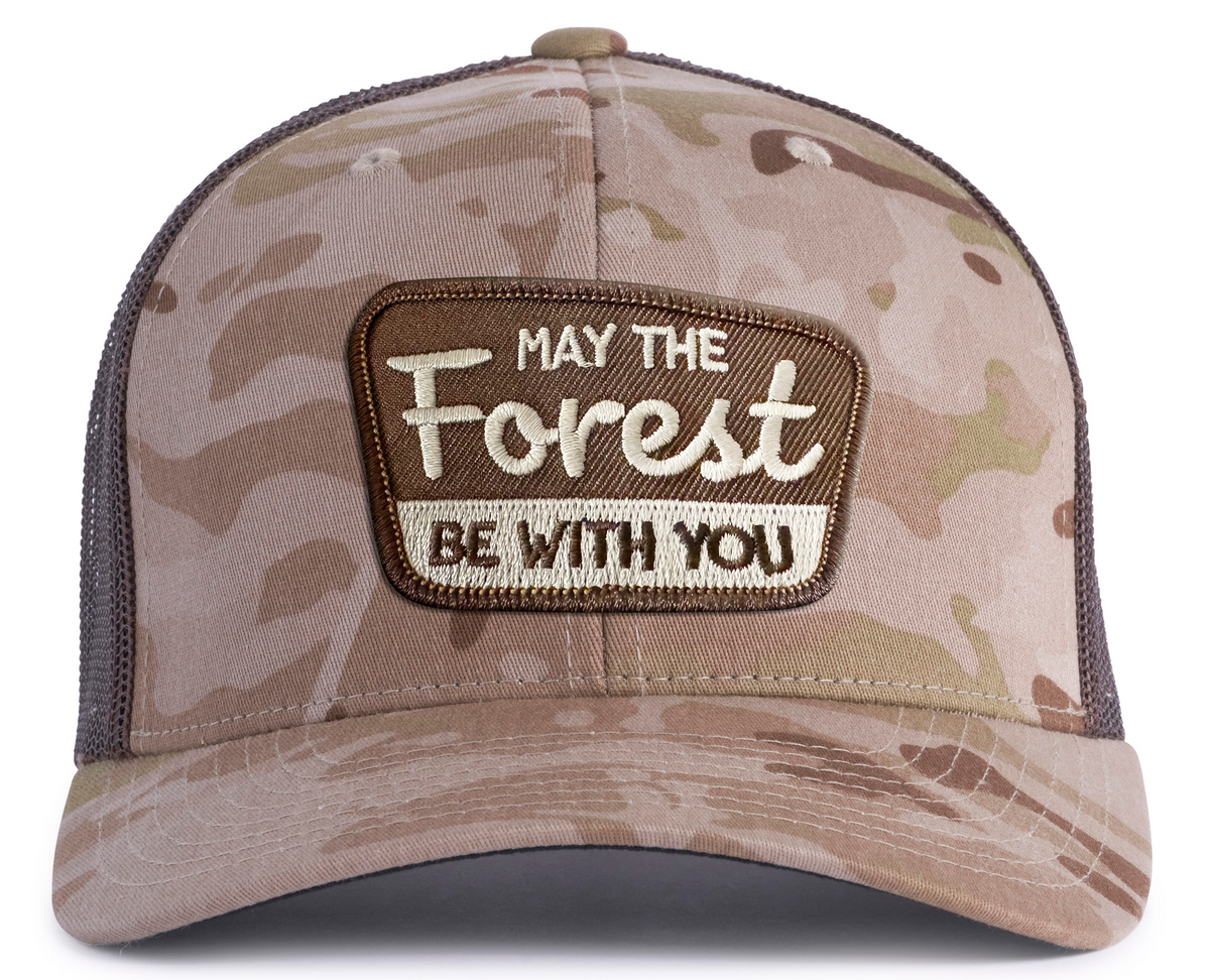 FOREST BE WITH YOU 6-Panel Camo Hat