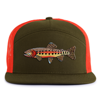 GOLDEN TROUT 7-Panel Flat Snapback