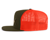 GOLDEN TROUT 7-Panel Flat Snapback, Richardson 168