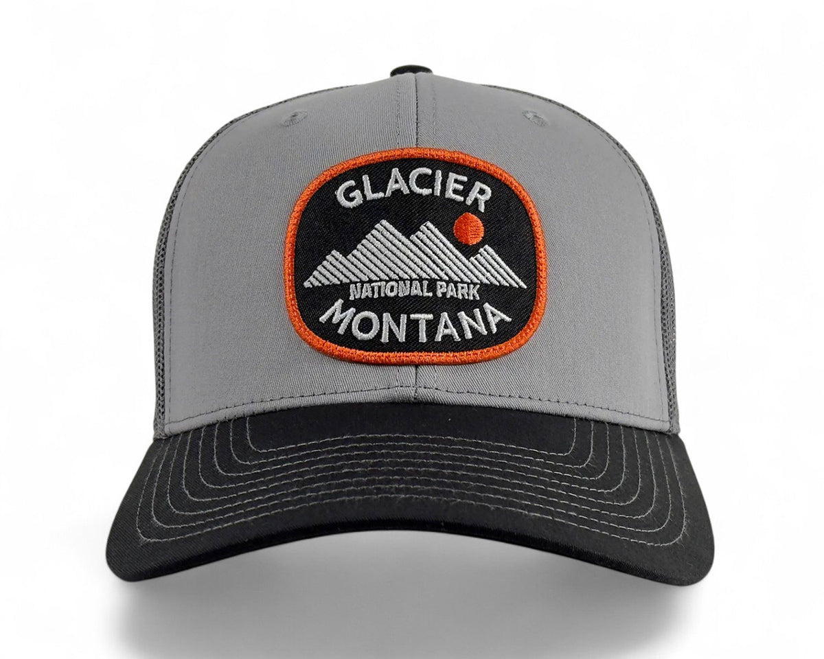 Glacier Mts. Grey Black Trucker – Richardson 112
