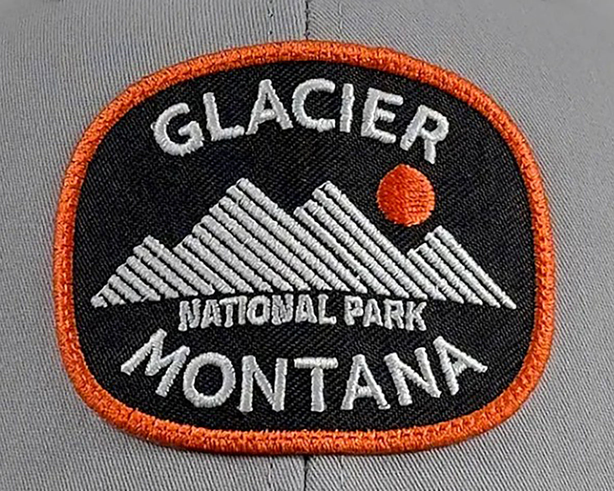 Glacier Mts. Grey Black Trucker – Richardson 112