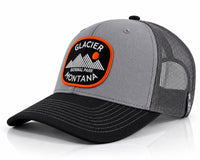 Glacier Mts. Grey Black Trucker – Richardson 112
